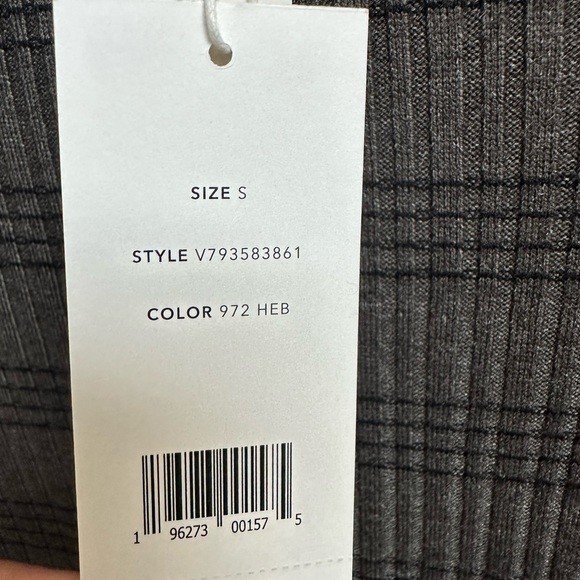 NWT Vince Variegated Rib Striped Mock Neck Sweater - Picture 10 of 10